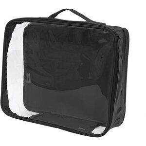 Clear medium packing cube transparent travel storage organizer for suitcase carr